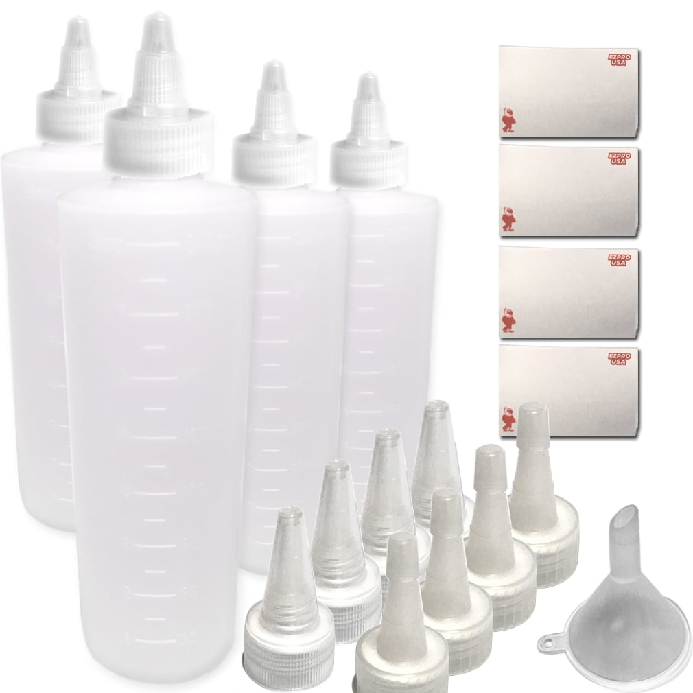 Applicator Empty Plastic Squeeze Bottles with Twist Head Dispenser food