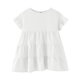 thumbnail image 1 of Gibobby Blusas Para Mujeres Camisetas para niñas pequeñas con volantes de manga corta con cuello redondo, blusa suelta de verano de Color sólido, camisetas informales para niñas（Blanco， 3-4 Años), 1 of 4