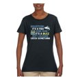 thumbnail image 2 of Wild Bobby, Sometimes It's A Fish Other Times It's A Buzz, Fishing, Women Graphic Tee, Black, Small, 2 of 4