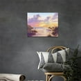 thumbnail image 5 of Coastal Sunset Wall Art Ocean Beach Pictures Wall Decor Nature Landscape Canvas Paintings Modern Artwork Home Decorations for Living Room Bedroom Bathroom Framed 16"x12", 5 of 6