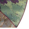 thumbnail image 4 of Unique Loom Outdoor Modern Collection Area Rug - Monteverde (5' 3" x 8' Oval Multi/Green), 4 of 8