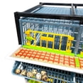 thumbnail image 2 of Quail Breeding Cage Indoor: 3 Layer Stackable Quail Coop, Easy Clean, Rust-Free, Easy Egg Collection (2024 Upgrades: Longer Waste Trays, Removable Middle Walls, Traditional Flooring) Cimuka, 2 of 11