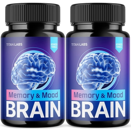 Memory and Mood Brain Advanced Formula Brain Support Pills Maximum Strength Supplement 120 Capsules