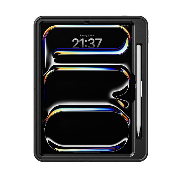 SaharaCase Raider Heavy Duty Hand Strap Case for iPad Pro 11" (M4 2024/M5 2025) Scorpion Black