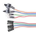 thumbnail image 5 of Uxcell Cable de Alimentación de 2 PIN con 2 LED Transparentes, 2 Interruptores de Encendido y Apagado para Computadora ATX 55cm 2 Paquete, 5 of 5