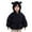 Black, variant on Kids Winter Coats Children's Solid Color Hooded Pocket Cardigan Cotton Padded Clothes Winter Down Coats Pinks 2T