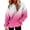 Pink, variant on Dyfzdhu Oversized Sweatshirt for Women Casual Gradient Sweatshirt Long Sleeve Loose Hooded Pullover With Pocket