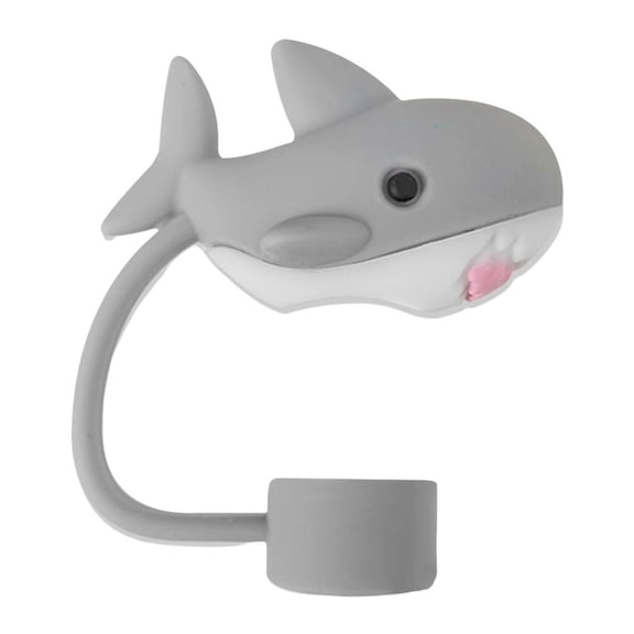 Ocean Animal Silicone Straw Covers Set Of 10 For 10mm Straws Creative Hygienic Protectors