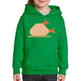 thumbnail image 3 of Awkward Styles Thanksgiving Hoodies for Kids Turkey Dinner Hooded Youth Sweatshirt, 3 of 5