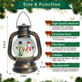 thumbnail image 4 of TERRALYX Christmas Snow Globe with Music，Snow Globes with USB Cable Operated Snow Globe Lantern,Water Swirling and Glittering Snow Lantern for Christmas Decorations Indoor (Round Bird), 4 of 7