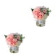 thumbnail image 1 of Yuarrent 2 pack/lote flores artificiales en jarrón aspecto realista elegante durabilidad fácil Type2 NO2, 1 of 6