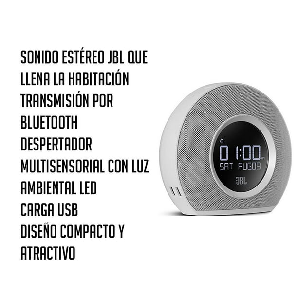 Radio Reloj JBL Horizon 2 USB Bluetooth Alarma Ambiental