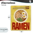 thumbnail image 4 of Stupell Industries Contemporary Bright Ramen & Chopsticks Canvas Art, 16 x 20, by Marcus Prime, 4 of 8
