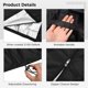 thumbnail image 5 of Funda de almacenamiento para cama plegable universal, funda protectora para cama de invitados, impermeable, Oxford, funda protectora para cama plegable para exteriores, resistente a la intemperie, 44, 5 of 7