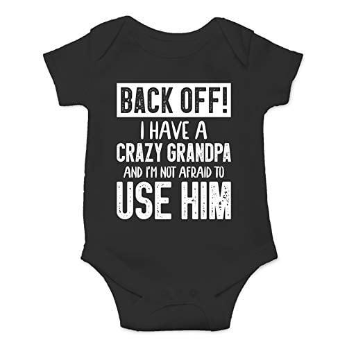 Details about   I love my crazy Mom Dad Funny Baby shirt Bodysuit Infant toddler Shower Gift 