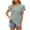 Green, variant on Plebaso Women's Casual T-Shirts Plain Short Sleeve Basic Tee Loose Summer Shirt Tops Solid Color