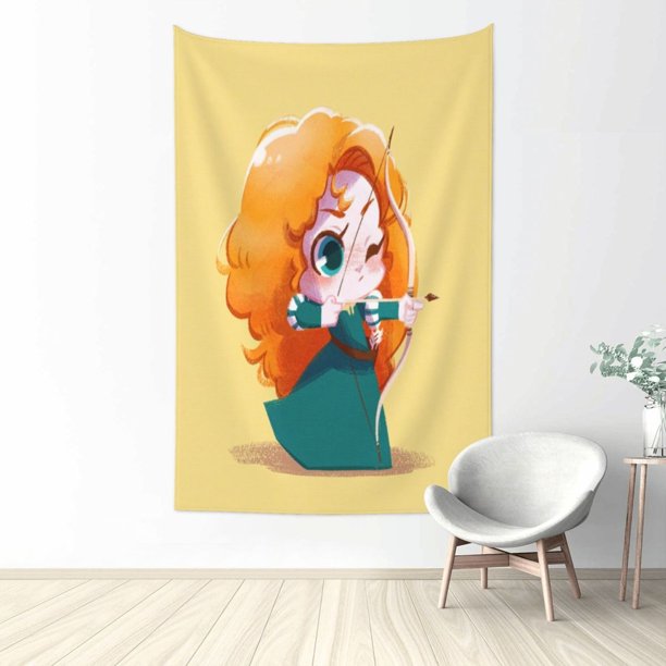 Tapiz de Mérida para dormitorio, estampado artístico para colgar en la pared, póster estético, decoración de fondo, tapices para sala de estar, dormitorio, regalo para fanáticos, 60 x 51 pulgadas
