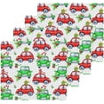thumbnail image 2 of GZHJMY Christmas Truck Washcloths 6 Pack, Super Soft Absorbent Cotton Baby Face Towels, Washable Reusable Fingertip Towel for Bath Gym Hotel Spa, 12 x 12 Inch, 2 of 7