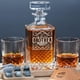 thumbnail image 1 of Set de decantadores de whisky PONPUR Gifts para Brother con 2 vasos, 1 of 8