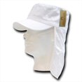 thumbnail image 1 of Foreign Legion Flap Caps - White, Small And Medium, 1 of 1