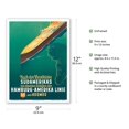 thumbnail image 2 of West Coast of South America - Hamburg-American Line HAPAG and Kosmos (HAMBURG-AMERIKA LINIE) - Vintage Travel Poster by Ottomar Anton c.1930s - Master Art Print (Unframed) 9in x 12in, 2 of 4