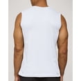 thumbnail image 5 of Real Essentials 5 Pack: Men's 100% Ultra Soft Cotton Sleeveless Crewneck Tank Top Casual Shirts Tees (Big & Tall Available), 5 of 5