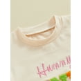 thumbnail image 5 of Boys Easter Baby Shorts Sets 6 12 18 24 Months 2T 3T Toddler Boy Summer Clothes Short Sleeve Letter Embroidery Tops and Solid Color Shorts Sets, 5 of 9