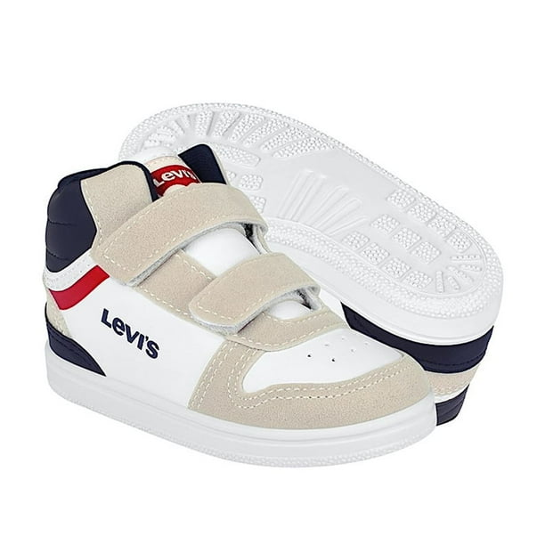 TENIS NIÑO LEVI´S 0409370824 SIMIPIEL BLANCO 13-16