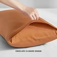 thumbnail image 4 of Flxxie 1800 Count Double Brushed Microfiber Envelope Pillowcases Set of 2, King, 20" x 36", Tan, 4 of 6