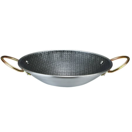 

Household Cooking Pot Stainless Steel Paella Pan Double Handle Pan Stainless Steel Pan for Kitchen