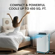 مكيف هواء محمول ذكي مزود بتقنية Wi-Fi من Whynter MultiCool مع مزيل للرطوبة بمساحة 450 قدمًا مربعًا Efficacy ARC-0850XP 12000 وحدة حرارية بريطانية (ASHRAE) 8000 وحدة حرارية بريطانية (SACC)