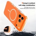 thumbnail image 3 of Magnetic Case For iPhone 15, [Compatible with MagSafe] Shockproof Military Grade Drop Protection Phone Cover, Slim Thin Matte Back, Anti-Scratch Non-Slip Rugged Protective Case,Dark Blue, 3 of 7