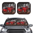 thumbnail image 2 of Vsdgher tractor Print Car Windshield Sun Shade, Reflective Sunshade Window Sunshade Sun Visor Protector Fit for Cars,Trucks,SUVs-Small, 2 of 6