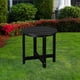 thumbnail image 5 of Zimtown Mesa Adirondack, Mesa Auxiliar Redonda para Jardín y Patio, Mesa Auxiliar para Patio de HDPE, 5 of 10