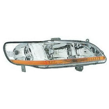 Right Passenger Side Headlight Assembly - Compatible with 2001 - 2002 Honda Accord (Coupe / Sedan)