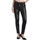 thumbnail image 1 of Pantalones de cuero sintético CURVY GLAM para mujer, ajustados a la cintura alta, leggings de motocicleta elásticos y ajustados en negro, 1 of 5