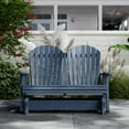 thumbnail image 2 of Wildridge Heritage Double Glider, Patriot Blue, Outdoor Weather Resistant Poly Patio Furniture, 2 of 4