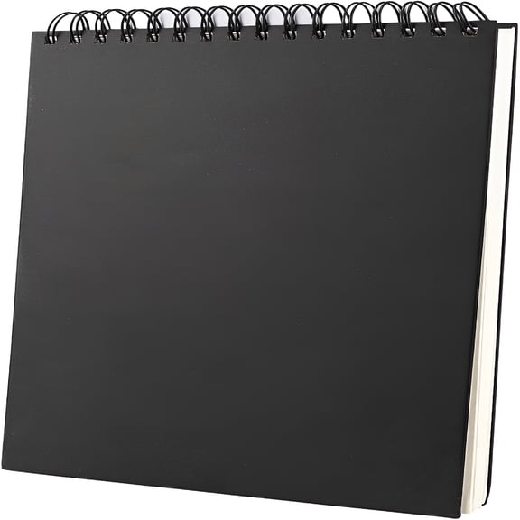 CCOCC 160Gsm Thick Paper Sketchbook, 60 Sheets/120 Pages Spiral Bound Art Notebook for Drawing Painting, 1-Pack