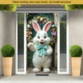 thumbnail image 4 of Qocolhg Outdoor Easter Decor Party Theme Decorations Front Door Cover Easter Decoration Easter Decorations Outdoor Easter Decorations for Home, 35.4x70.8 inch, O, 4 of 9