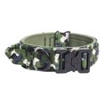 thumbnail image 2 of Dog Collar with Handle Heavy Duty Dog Collar Quick Release Dog Collar Camo Dog Collar Extra Large Dog Collar for Training Walking Outdoor Green Camouflage, 1 Pack, 2 of 8