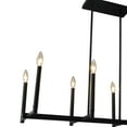 thumbnail image 3 of AA Décor 8 Light Candle Chandelier in Matte Black Finish - 9"H x 36"W x 15"D, 3 of 3