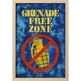 thumbnail image 2 of Jersey Shore Grenade Free Zone Blue TV Poster Print, Framed Art Print Wall Art Sold by Art.Com, 2 of 6