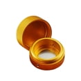 thumbnail image 3 of koolsoo Billiard Chalk Holder Aluminum Alloy Small Easy to Use Screwed Cap Practical Gold, 3 of 9