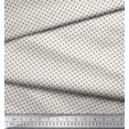 thumbnail image 2 of Soimoi Polyester Crepe Fabric Dot & Greek Key Small Print Sewing Fabric Yard 52 Inch Wide, 2 of 3
