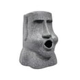 thumbnail image 2 of Easter Island Heads Tissue Box Holder, Moai Sculpture Creative Decorative Funny Collectibles Covers Napkin Storage Organization for Bathroom, 2 of 10