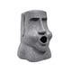 thumbnail image 2 of Caja de pañuelos de cabezas de Pascua, escultura de Moai, decorativa creativa, divertida, para coleccionables, organización de, 2 of 9