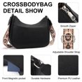 thumbnail image 4 of FALAN MULE Small Crossbody Bags for Women Leather Triple Zip Shoulder Handbag with Adjustable Shoulder Strap, 4 of 6