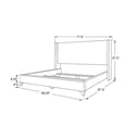 thumbnail image 2 of Bowery Hill Modern Upholstered King Bed in Off White Performance Fabric, 2 of 8