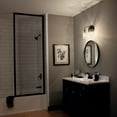 thumbnail image 4 of 45458CH Kichler Lighting Braelyn - 2 Light Bath Vanity Approved for Damp Locations - with Vintage Industrial inspirations - 10.25 inches tall by 14.75, 4 of 10
