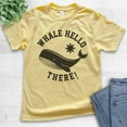 thumbnail image 2 of Kids Whale Hello There Shirt, Youth Kids Boy Girl T-Shirt, Whale Shirt, Animal Pun Shirt, Yellow, Small, 2 of 4